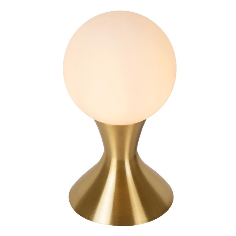 Lucide MOYA - Stolová lampa - Ø 12 cm - 1xG9 - Matt Gold / Mosadz